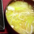 サンタJr's cooksnap of when they made 落とし卵の味噌汁.