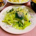 へい♡ゆー♡'s cooksnap of when they made 白菜とわかめのポン酢和え.