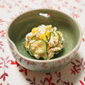 バカリャウ's cooksnap of when they made 子供も喜ぶ♪コーンと胡瓜とハムの白和え.