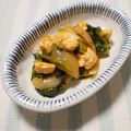 バカリャウ's cooksnap of when they made 夕食に♪鶏ミンチとつるむらさきの味噌炒め.