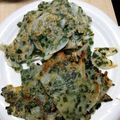 risuyama's cooksnap of when they made ニラチヂミ.