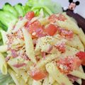 ゆう赤大好き♪♪'s cooksnap of when they made 簡単、ベーコンとブラックペッパーのペンネ.