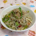 赤い電話's cooksnap of when they made やみつき えのきとピーマンの春雨.