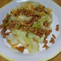 クックJOEさん's cooksnap of when they made 材料3つ！簡単！キャベツと挽肉の醤油炒め.