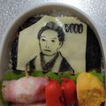 ぱんぽん's cooksnap of when they made 海苔使わずキャラ弁シート　基本編.