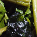 猫柱猫の呼吸's cooksnap of when they made 空芯菜と海苔の白だし和え.