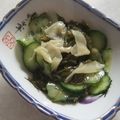 きらり流れ星's cooksnap of when they made ガリ入り☆きゅうりとわかめの酢の物.