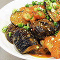 クックUR9L2V☆'s cooksnap of when they made 揚げ鶏&茄子のピリ辛ゴマ味噌マヨ.