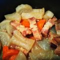 かたのさくら's cooksnap of when they made 大根とブロックベーコンの煮物.