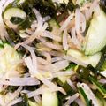 ちゃぎー's cooksnap of when they made もやしときゅうりとワカメのポン酢和え.