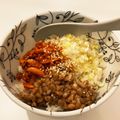 ICHITOMO☆'s cooksnap of when they made 食べるラー油納豆.