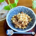 マルんちの丸顔's cooksnap of when they made 納豆に揚げ玉.