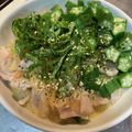 ydk1103's cooksnap of when they made 腸内環境を整える！塩麹豚のネバネバ丼.