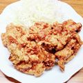 ☆魔矢☆'s cooksnap of when they made 紅カラ！鶏の紅生姜唐揚げ（ザンギ）.