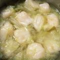 yunapi☆'s cooksnap of when they made チンゲン菜とエビ餃子のゆず胡椒スープ.
