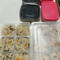 hotarukko's cooksnap of when they made 離乳食中期後期♡鶏と野菜の炊き込みご飯♡.