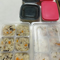 hotarukko's cooksnap of when they made 離乳食中期後期♡鶏と野菜の炊き込みご飯♡.