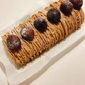 cyhuisheoi's cooksnap of when they made 簡単ロールケーキでモンブラン.