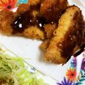 しろごまちゅん's cooksnap of when they made フライパンで、簡単『とんかつ』.
