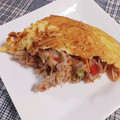 はに丸くんとごはん☆'s cooksnap of when they made ≪簡単≫包まない◎とんぺい焼き.