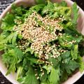 milestone★'s cooksnap of when they made 簡単☆春菊サラダ.