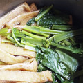 ブランシュkuu's cooksnap of when they made 小松菜と油揚げの煮浸し.
