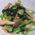 きらり流れ星's cooksnap of when they made 簡単！小松菜の煮浸しシメジ＆油揚げ入り♬.
