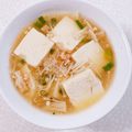みぽぽ37's cooksnap of when they made えのきたらこ豆腐.