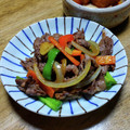 和☆2049's cooksnap of when they made 牛肉と野菜のオイスター炒め.