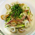 azbjbn's cooksnap of when they made きゅうりと竹輪とミョウガのサッパリ和え.
