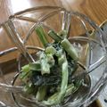 はなぴっち's cooksnap of when they made もう一品！小松菜のマヨマスタード.