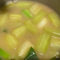 てらぼお's cooksnap of when they made 旦那が大好き♡芋がらのお味噌汁～.