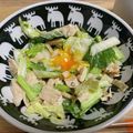 ★ナナオ★'s cooksnap of when they made 中華風チキン月見サラダ.