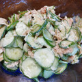 クックHJTK9C☆'s cooksnap of when they made キュウリとツナのマヨネーズ和え.