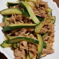 ふみふみふふふ's cooksnap of when they made 牛(豚)こまと胡瓜☆お酢でさっぱり炒め.