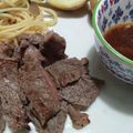 クック6DDPP8☆'s cooksnap of when they made 15分簡単　自家製ソースサイコロステーキ.