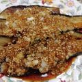 吉祥子's cooksnap of when they made 簡単！焼きなす♪美味しいごまにんにくだれ.