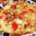 ☆RTK's cooksnap of when they made じゃがいもトマトたっぷりスペインオムレツ.