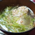 つぴ丸's cooksnap of when they made 鶏胸肉のふわふわつくねスープ.