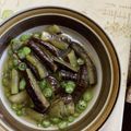 クックQT23CK☆'s cooksnap of when they made 簡単！焼きナスのオクラ白だし煮.
