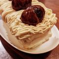 喜八＆Hacchi's cooksnap of when they made 茹で栗でモンブランケーキ.