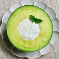 いなばっくす☆'s cooksnap of when they made 彼女のメロンヨーグルトの食べ方.
