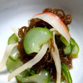 クック9YDRCY☆'s cooksnap of when they made 混ぜるだけ♪きゅうりとカニカマのもずく酢.