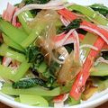 ﾋﾟﾛﾐ♡'s cooksnap of when they made 小松菜とカニカマのレンジお浸し.