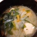 みれいく's cooksnap of when they made 鳥団子のお味噌汁.