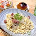 YUH♡ママ's cooksnap of when they made ホットクックで和風パスタ.