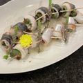 わか★'s cooksnap of when they made レンジで簡単！鯵の梅しそロール蒸し.