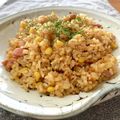 きっかママ's cooksnap of when they made 余り物でパラパラチャーハン５分で完成♪.