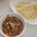 きらり流れ星's cooksnap of when they made 簡単 ラーメンつけ麺スープ 魚介つけ麺編.