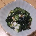 きらり流れ星's cooksnap of when they made 冷凍板サラダ＊長芋とオクラのめかぶ和え.